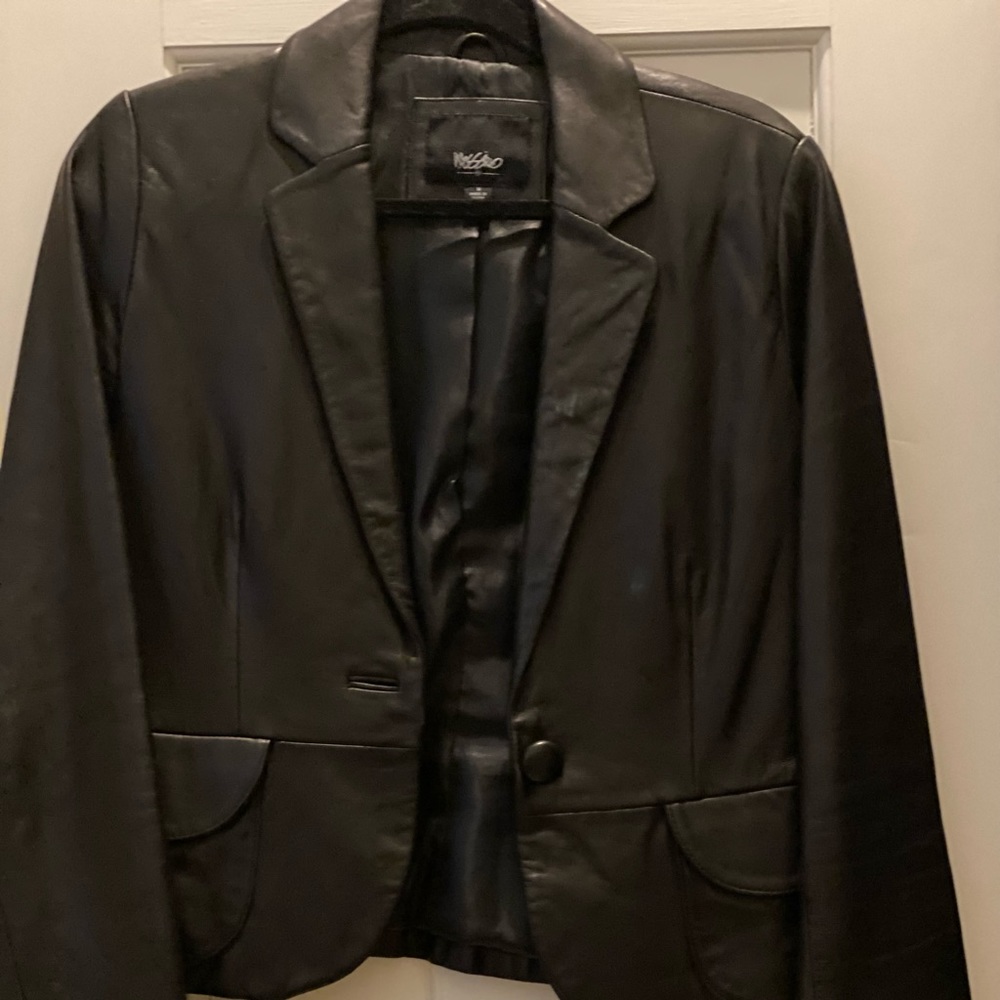 #49 Mossino leather jacket - Picture 1 of 5